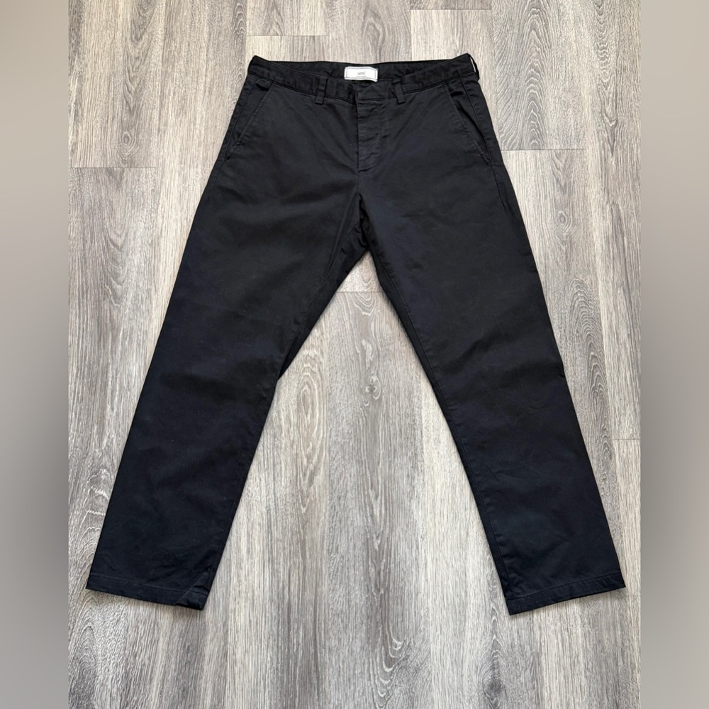 Ami Paris Alexandre Matuissi Men's Chinos - Black
